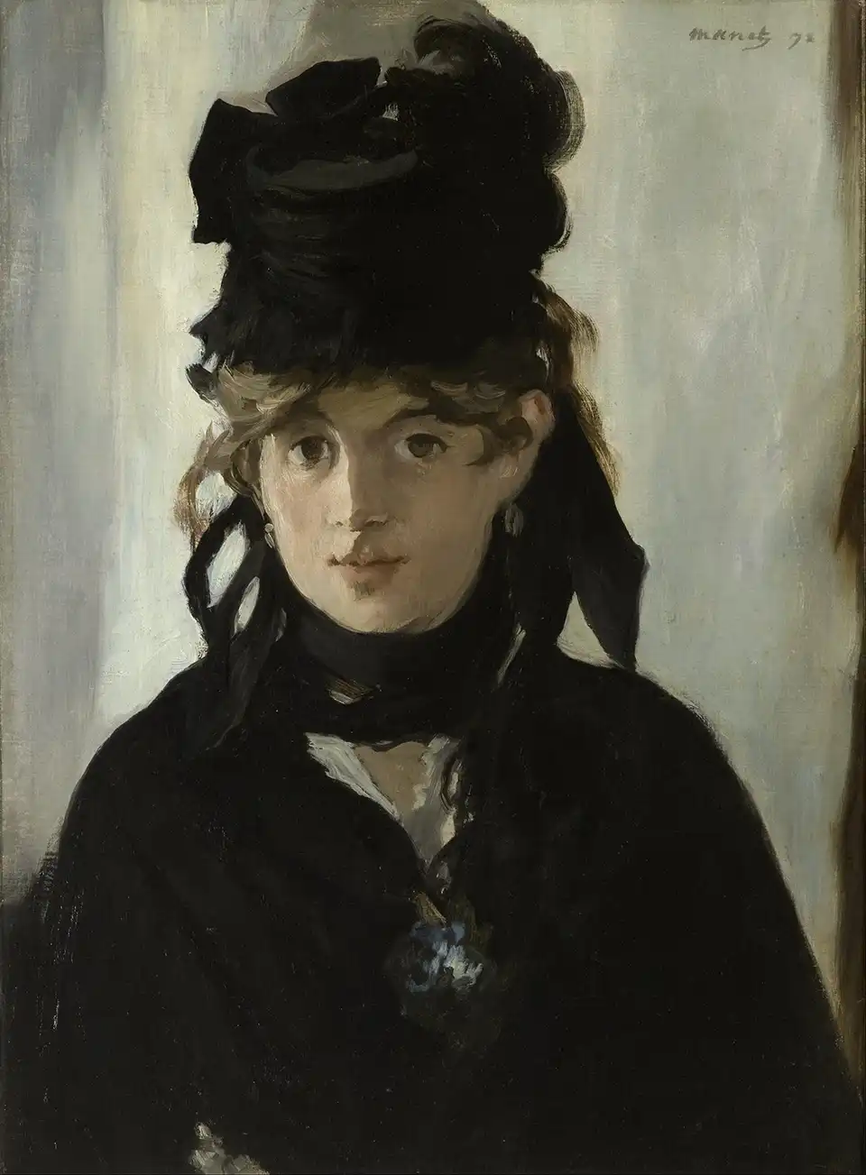 Berthe Morisot With a Bouquet of Violets